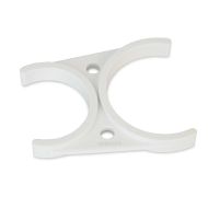 2-1/2" X 2" DOUBLE FILTER CLIP WHITE