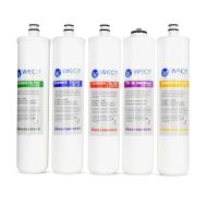 WECO GMQ-SET5-50 EZ Twist Replacement Filter Set for GMQ Undersink Reverse Osmosis Systems