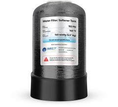 WECO Mineral Tank for Water Softener / Filter Applications 10" Diameter x 18" Height with 2.5" Standard Top Port
