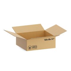 Corrugated Box 12 x 9 x 4 Inches