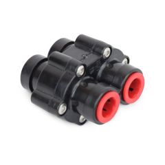 Auto Shut-Off Valve 3/8" Quick Connect (Black)  up to 1000 GPD -Made in U.S.A. 