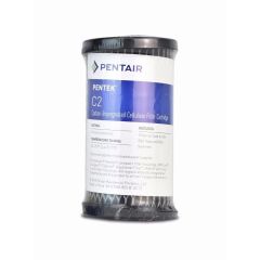 Pentek®  2-1/2" x 4-7/8" C2 Activated Carbon-Impregnated Cellulose Filter Cartridge