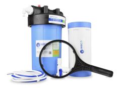WECO Big Blue Specialty GAC-CALC-1045H GAC/Calcium Carbonate 4 ½ " x 10" Filter  for Chlorine/Organics/Neutralization