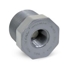 1" Male to 3/8" Female NPT Schedule 80 Reducer Bushing