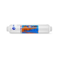 Inline Omnipure K2567JJ Granular Activated Carbon and KDF Filter 2" x 10" 1/4" Quick Connect