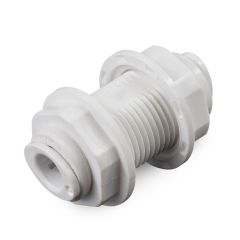 1/4" Tube x 1/4" Tube Bulkhead Union