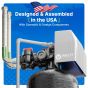 BWGAC-1054 Whole‑house 10x54 backwashing carbon filter system with 12x40 acid‑washed carbon for city water & well water