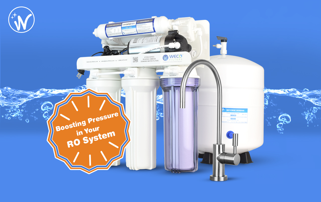 Boosting RO Water Filter Pressure WECO Permeate Pump Installation Diagram